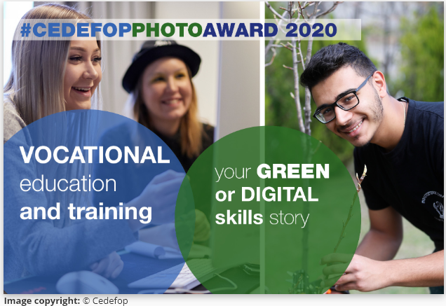 Cedefop fotonatjecanje 2020 na temu „Strukovno obrazovanje i osposobljavanje: tvoja priča o zelenim ili digitalnim vještinama”